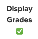 Display Grades checkbox