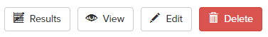 Screenshot of Results, View, Edit, and Delete buttons in a row