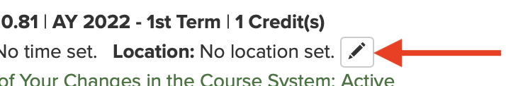 Screenshot with arrow pointing to pencil icon