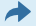 Curved arrow icon